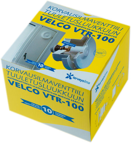 Korvausilmaventtiili VELCO VTR-100 valkoinen